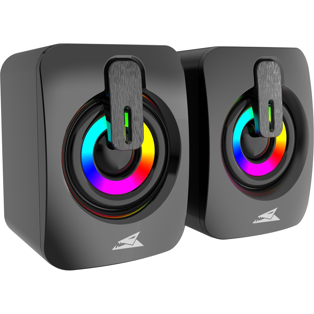 Glosniki komputerowe RGB Baracuda SEASHELL czarne
